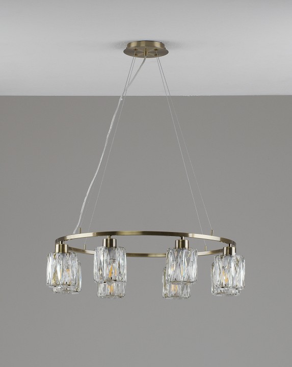 Подвесная люстра moderli prismique v11685-8p