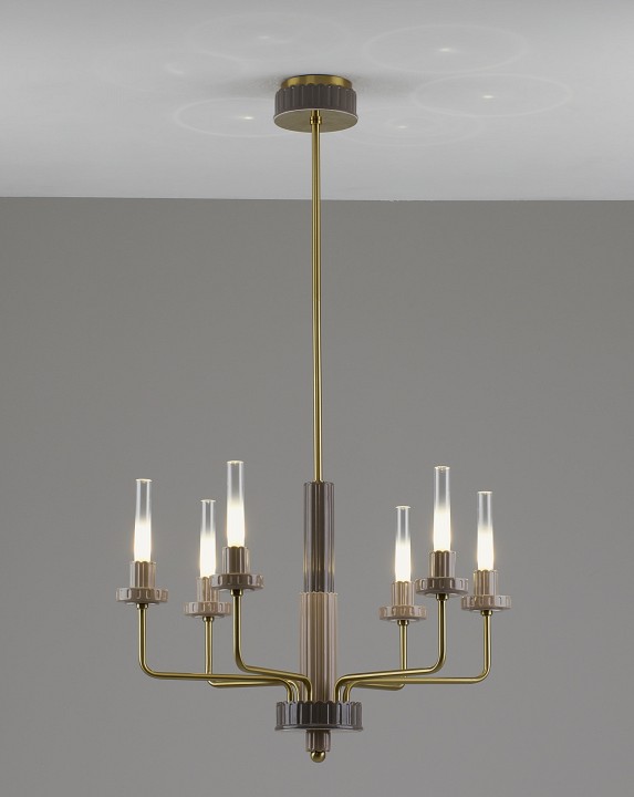 Люстра на штанге moderli atelieri v11691-pl