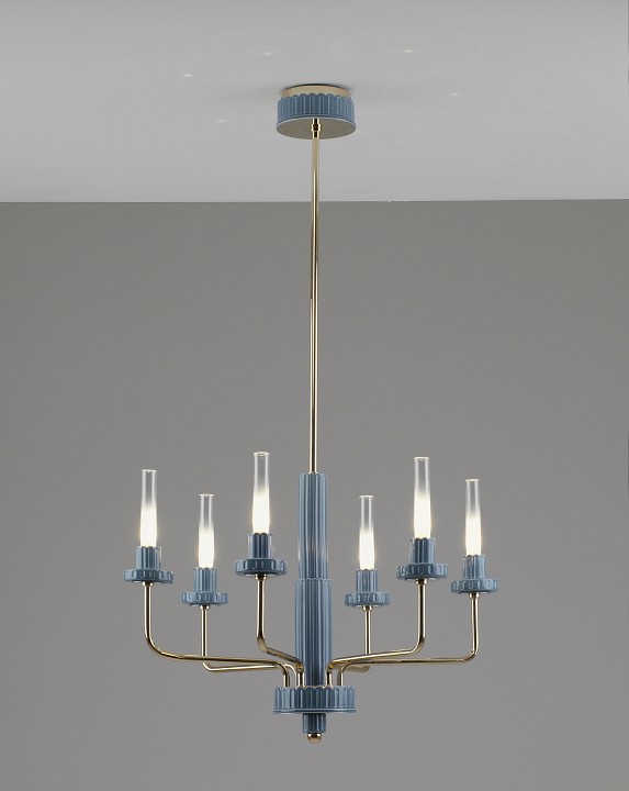 Люстра на штанге moderli atelieri v11692-pl