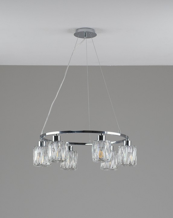 Подвесная люстра moderli prismique v11707-6p