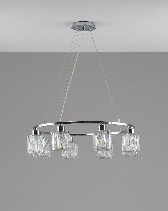 Подвесная люстра moderli prismique v11708-8p