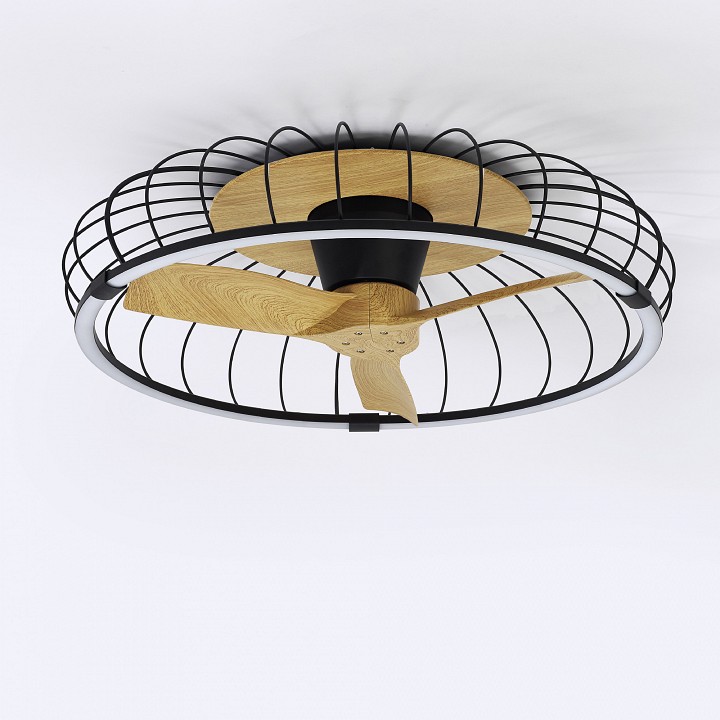 Светильник с вентилятором mantra (люстры-вентиляторы) nature 7808