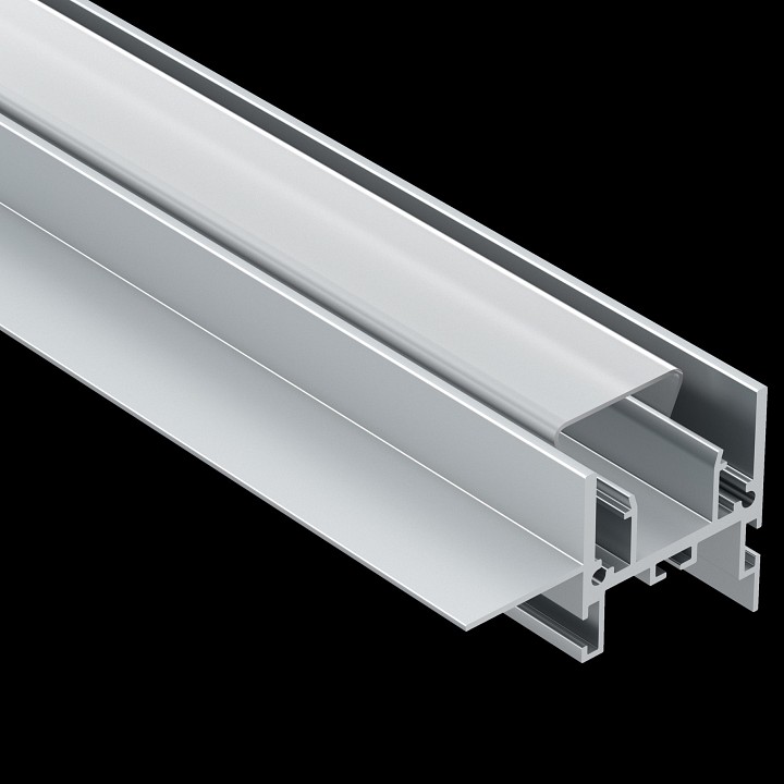 Профиль встраиваемый с нишей maytoni алюминиевый профиль alm013s-2m