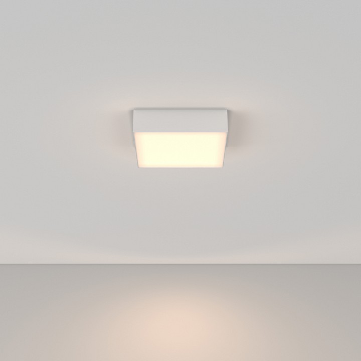 Накладной светильник maytoni zon c032cl-24w3k-sq-w
