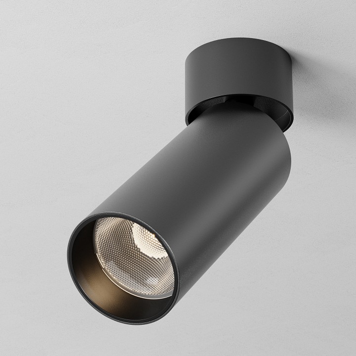 Светильник на штанге maytoni technical focus led c055cl-l12w2.7k-ss-b