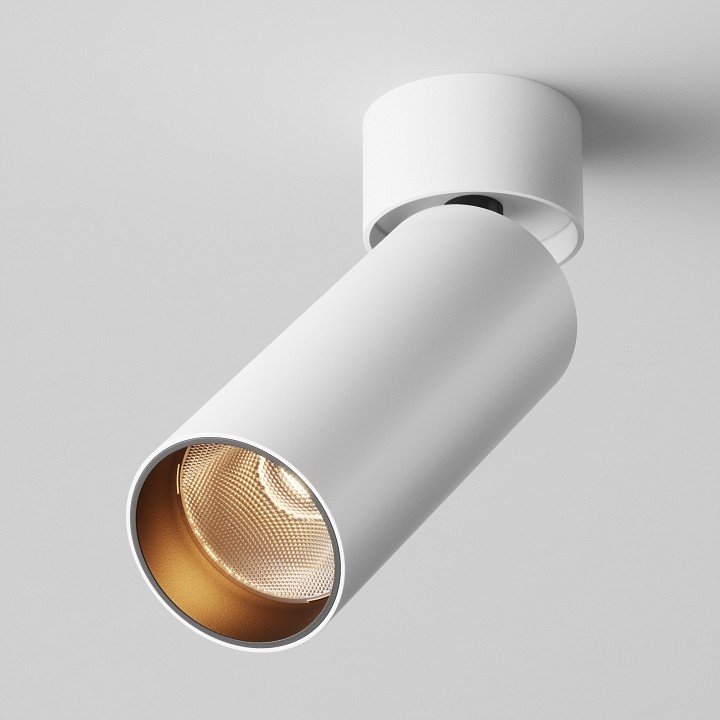 Светильник на штанге maytoni focus led c055cl-l12w2.7k-w-w