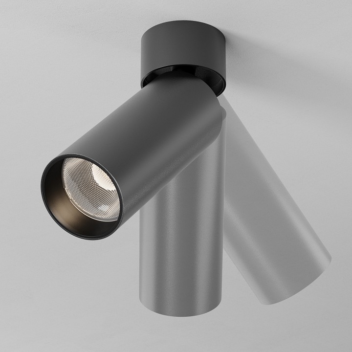 Светильник на штанге maytoni technical focus led c055cl-l12w3k-ss-b