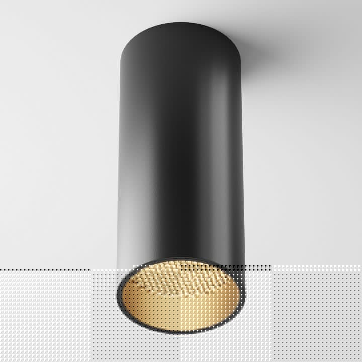 Накладной светильник maytoni focus led c056cl-l12b3k-w-d-b