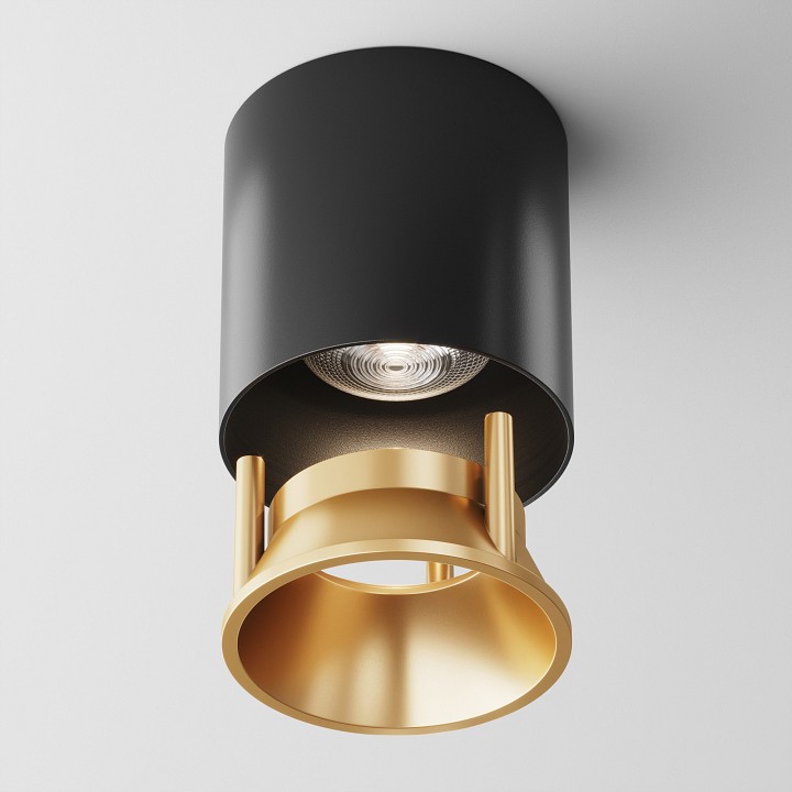 Накладной светильник maytoni alfa led c064cl-l12b4k-d