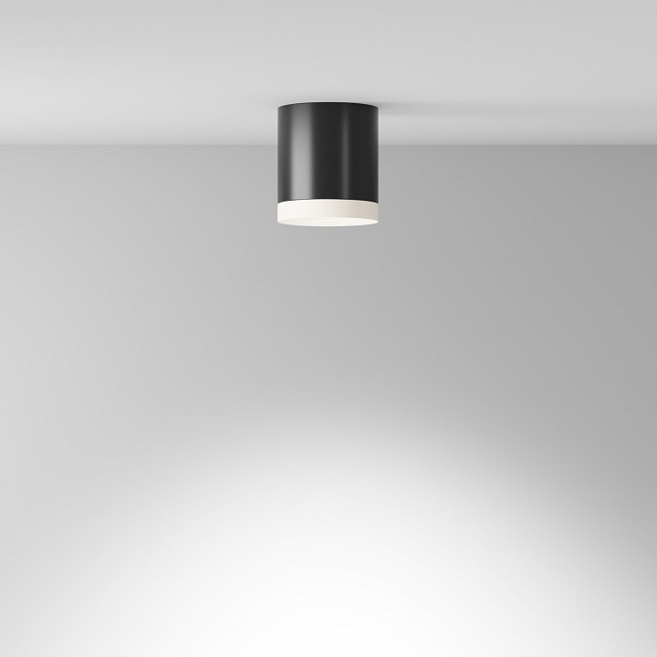 Накладной светильник maytoni hoop c086cm-gx53-mrd-bw