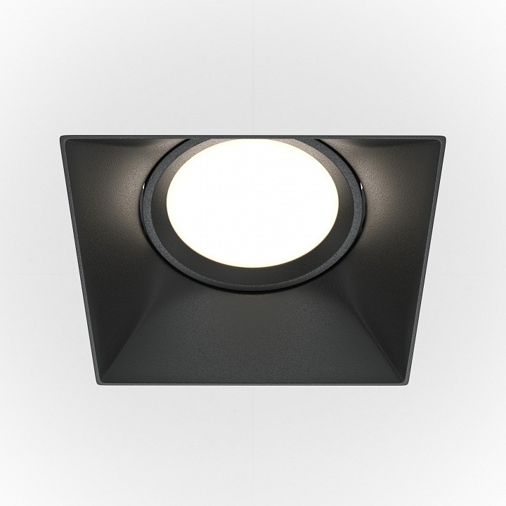 Встраиваемый светильник maytoni dot dl042-01-sq-b