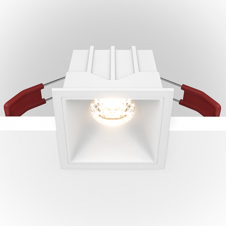 Встраиваемый светильник maytoni alfa dl043-01-10w3k-d-sq-w