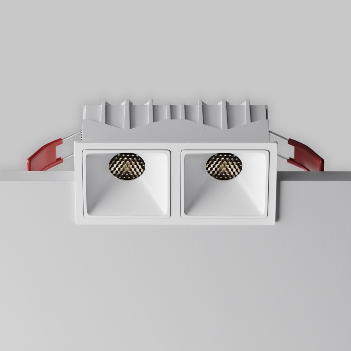 Встраиваемый светильник maytoni alfa led dl043-02-10w4k-sq-w-1