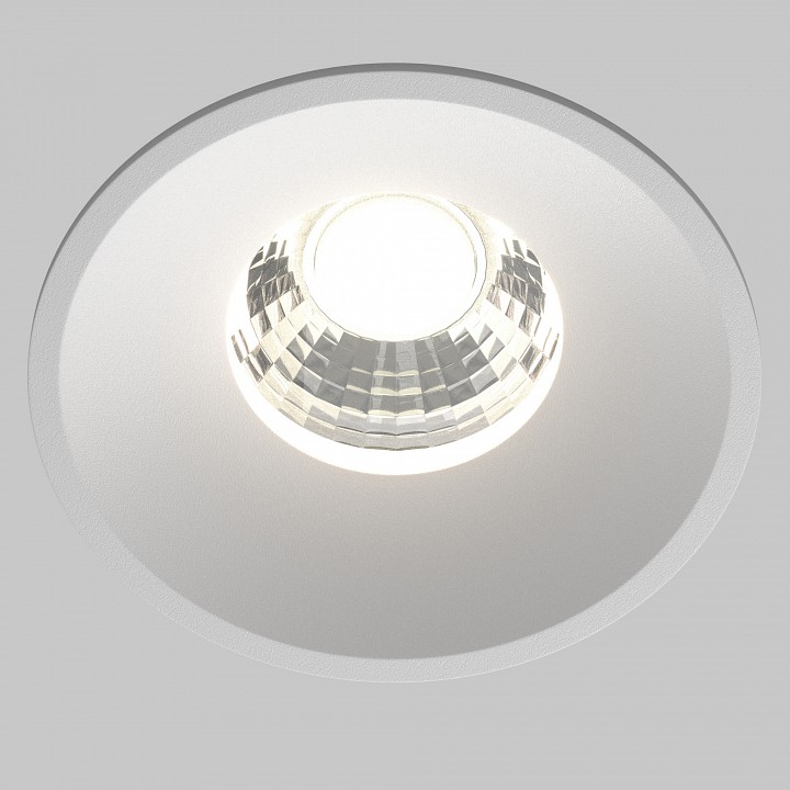Встраиваемый светильник maytoni round dl058-12w-dtw-w
