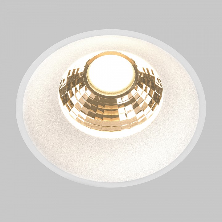 Встраиваемый светильник maytoni round dl058-12w2.7k-trs-w