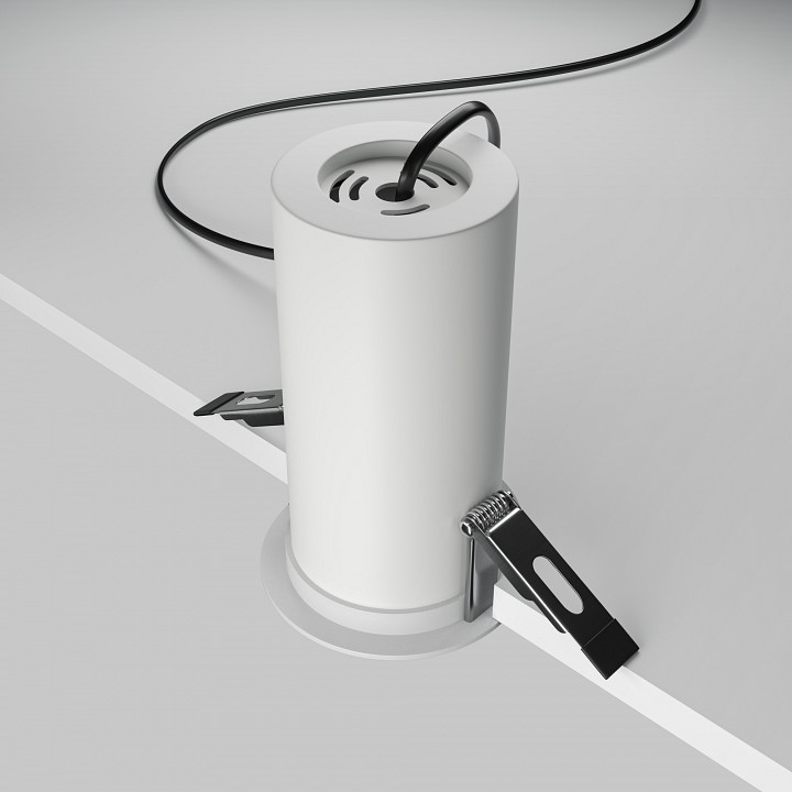 Встраиваемый светильник maytoni technical focus led dl125-l12-3k-w