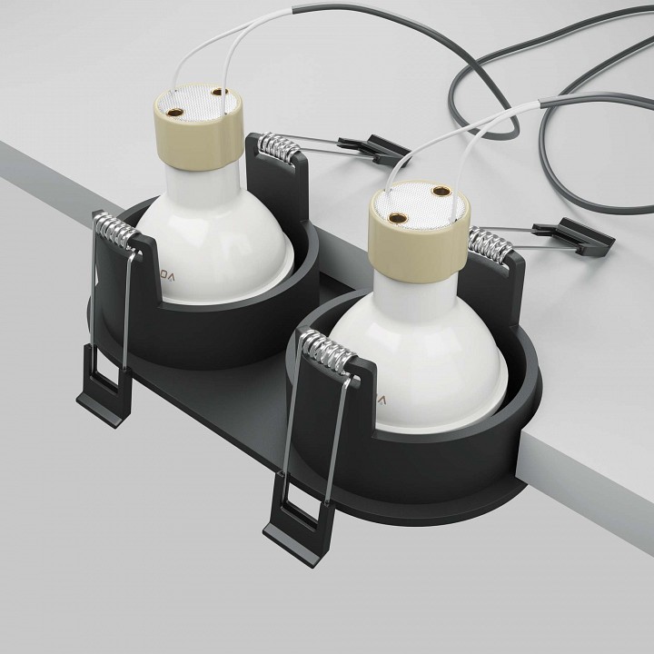 Встраиваемый светильник maytoni technical share dl126-02-gu10-b