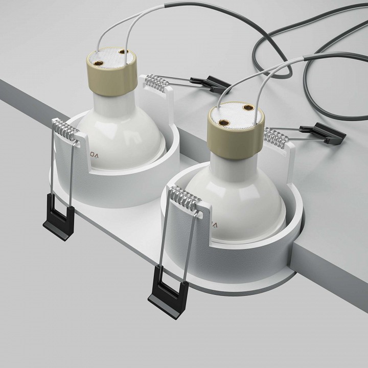 Встраиваемый светильник maytoni technical share dl126-02-gu10-w