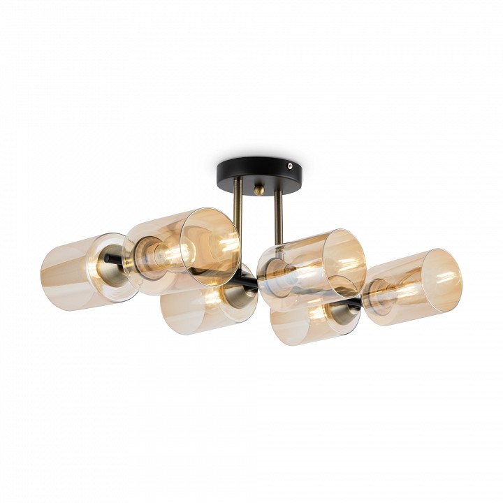 Люстра на штанге freya glow fr5129pl-06b