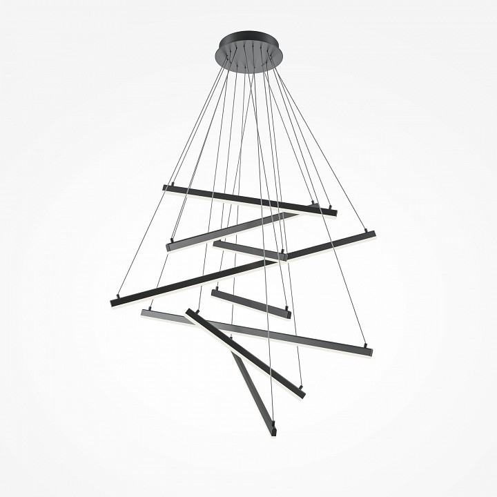 Подвесная люстра maytoni line mod016pl-l96bk