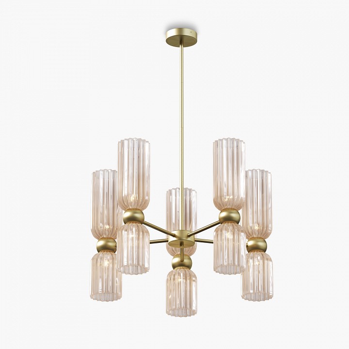 Люстра на штанге maytoni antic mod302pl-10cg