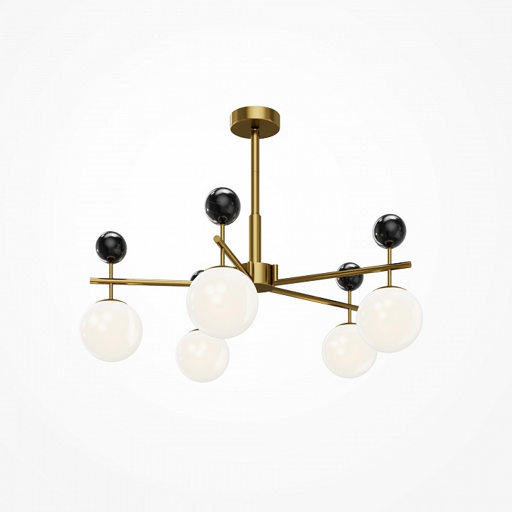 Люстра на штанге maytoni museo mod436pl-05bs