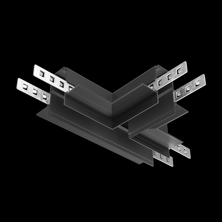 Соединитель t-образный для треков встраиваемых maytoni accessories for tracks exility tra034ct-42.12b