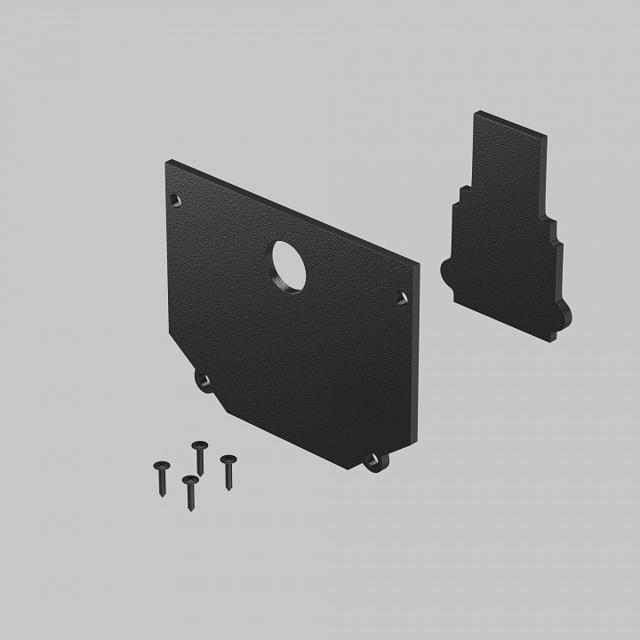 Заглушка для трека maytoni accessories for tracks exility tra034ec-sch-42b