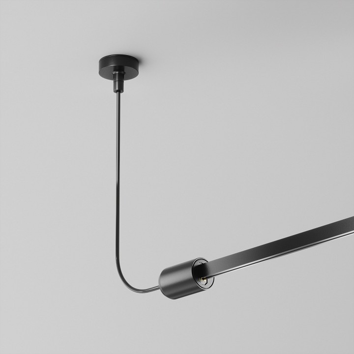 Токопровод концевой maytoni accessories for tracks flarity tra154c-sb1-b