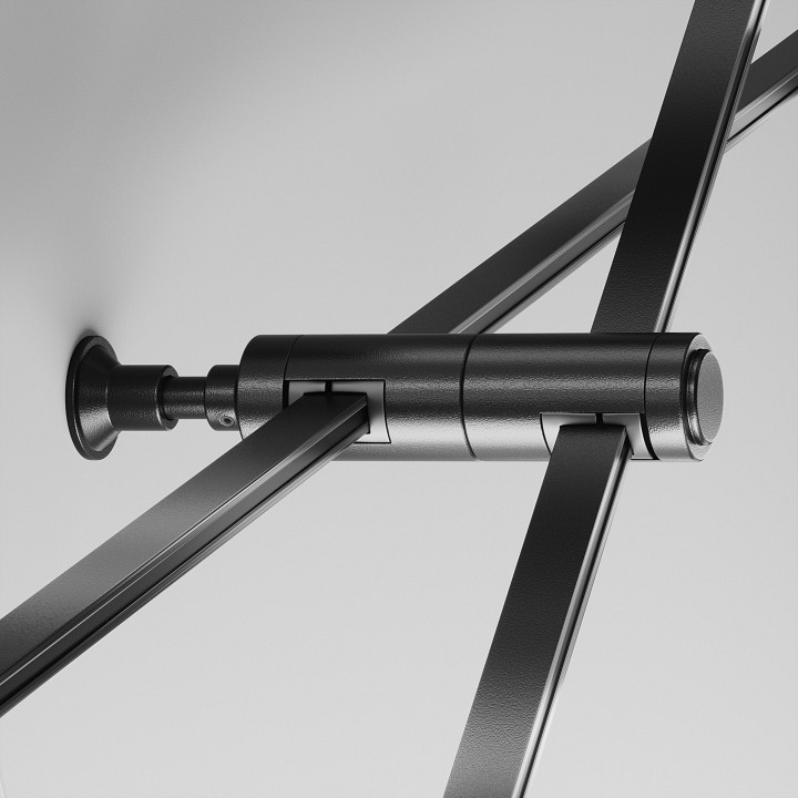 Основание на штанге maytoni technical accessories for tracks flarity tra155cw-d1-b