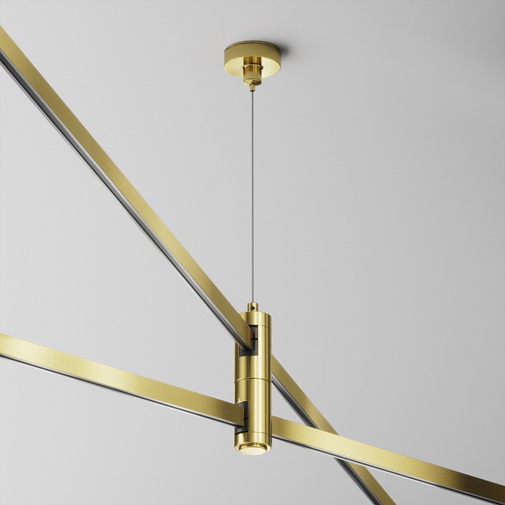 Подвес для трека maytoni accessories for tracks flarity tra157sw-d1-bs