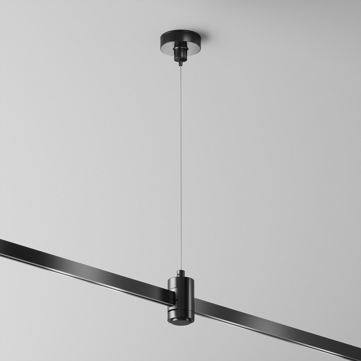 Подвес для трека maytoni accessories for tracks flarity tra157sw-s1-b