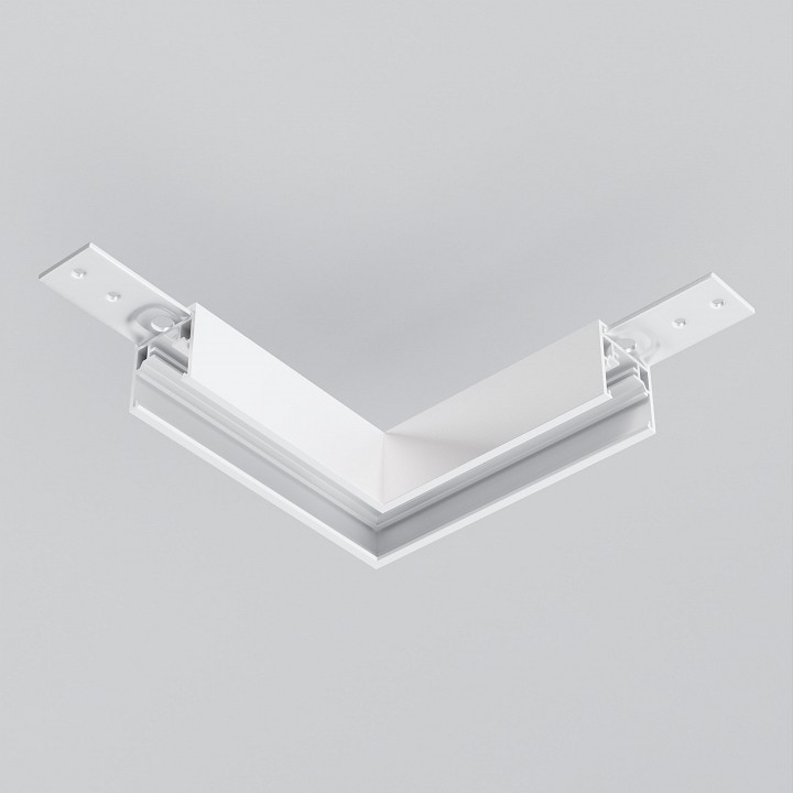 Соединитель угловой l-образный для треков накладных maytoni accessories for tracks exility tram034cl-41w