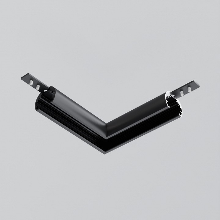 Соединитель угловой l-образный для треков накладных maytoni accessories for tracks exility tram034cl-r-41b