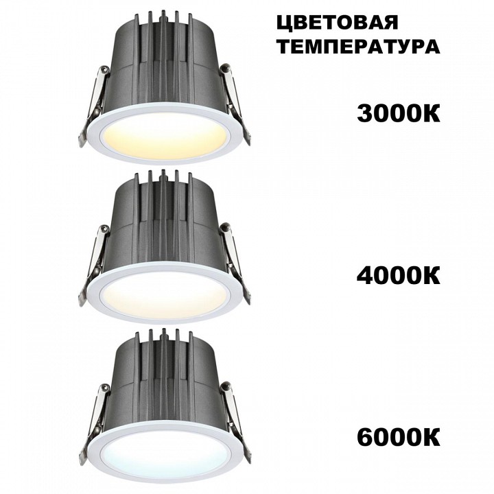 Встраиваемый светильник novotech lang 359424