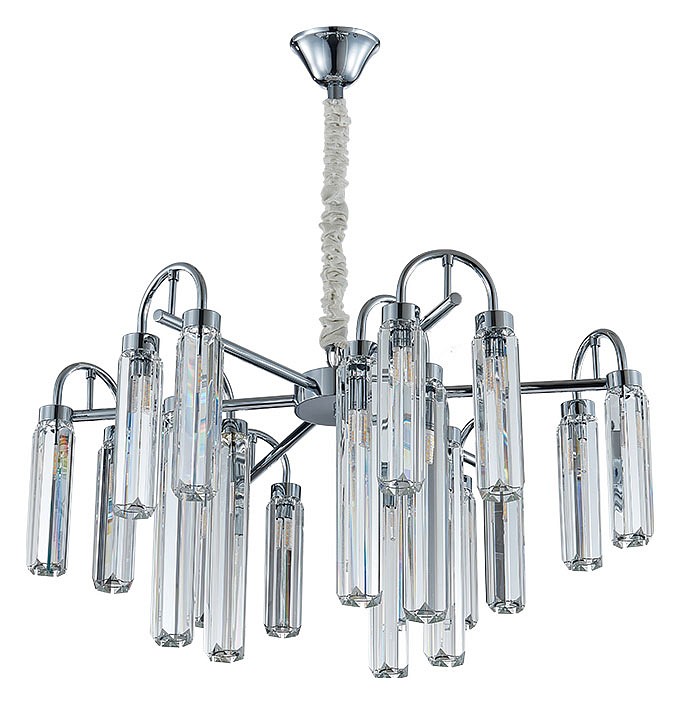 Подвесная люстра newport 4520 4526+3/c chrome