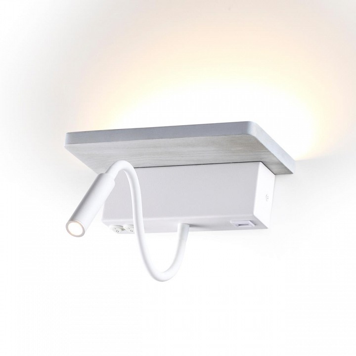 Бра с полкой odeon light woody 3869/8wl