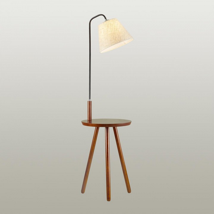 Стол журнальный с торшером odeon light kalda 4666/1f