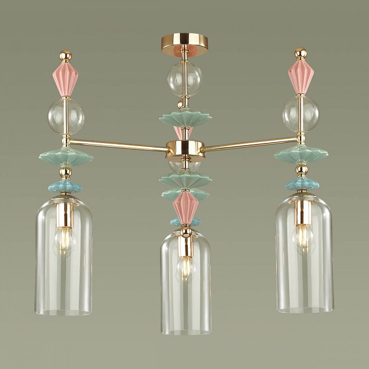 Потолочная люстра odeon light bizet 4855/3c