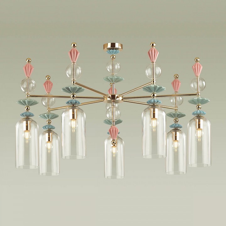 Потолочная люстра odeon light bizet 4855/7c