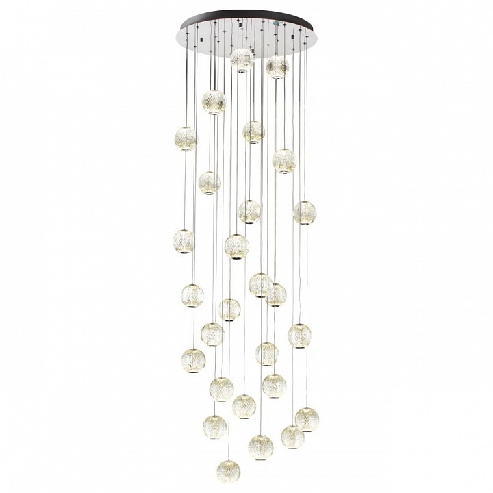 Накладной светильник odeon light crystal 5007/120l
