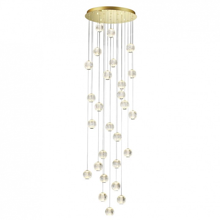 Накладной светильник odeon light crystal 1 5008/120l
