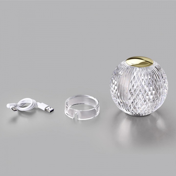 Настольная лампа декоративная odeon light crystal 5008/2tl