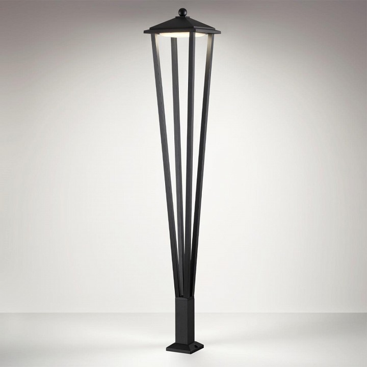 Наземный высокий светильник odeon light bearitz 6655/12ga