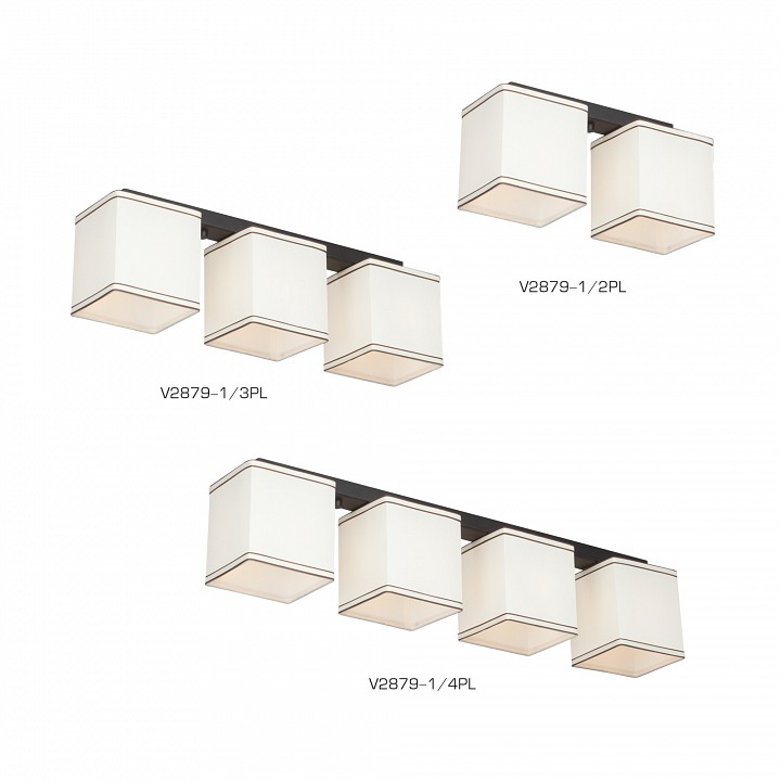 Накладной светильник vitaluce v2879 v2879-1/3pl