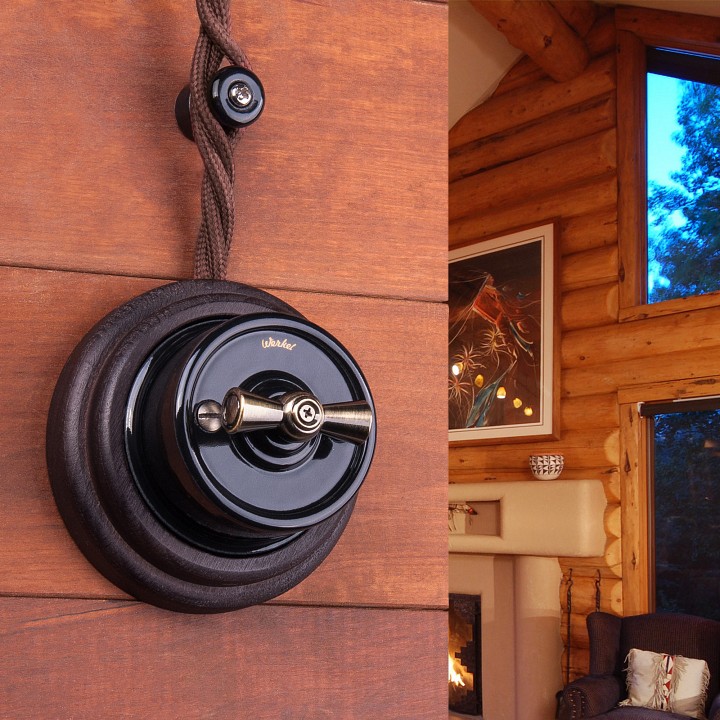 Провод электропитания werkel ретро 2х2, 5 (коричневый) w6452614