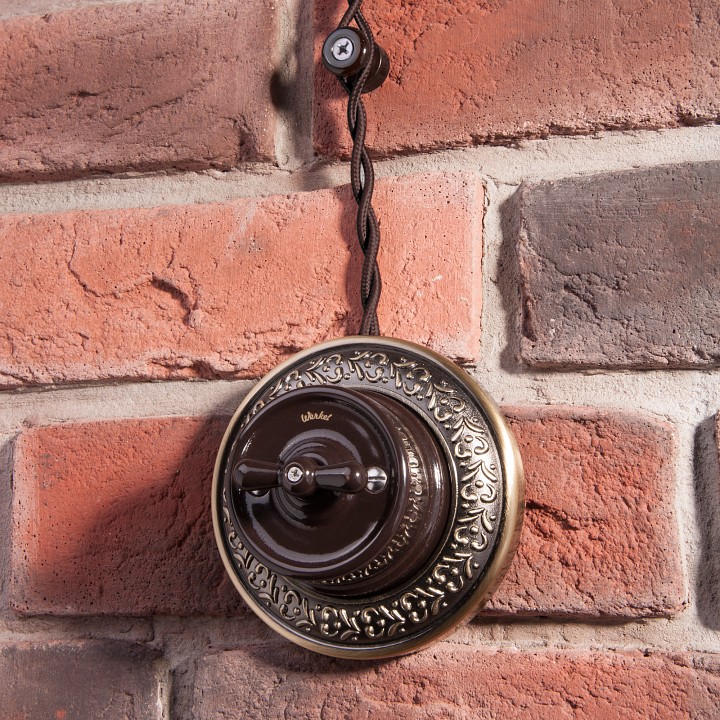 Провод электропитания werkel ретро 3х1, 5 (коричневый) w6453214