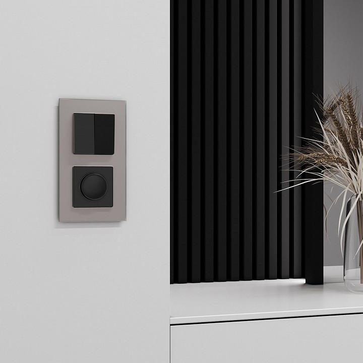 Рамка на 2 поста werkel senso дымчатый w0023117