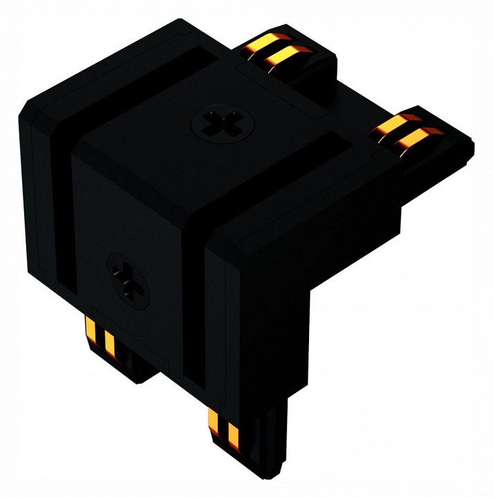 Соединитель угловой внешний для треков накладных iledex technical vision48/25 power connect 4825-г-type-bk