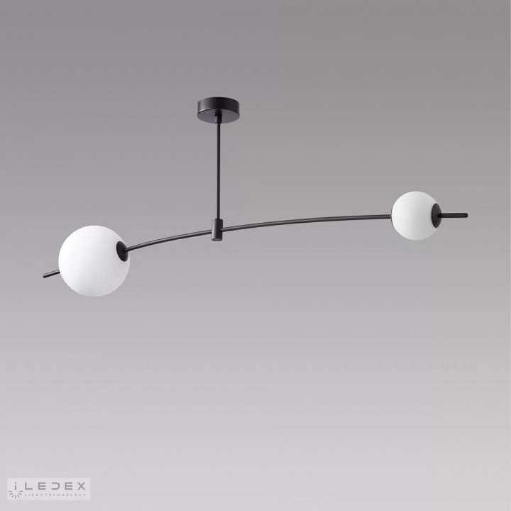 Светильник на штанге iledex epical 6827-2 bk+wh